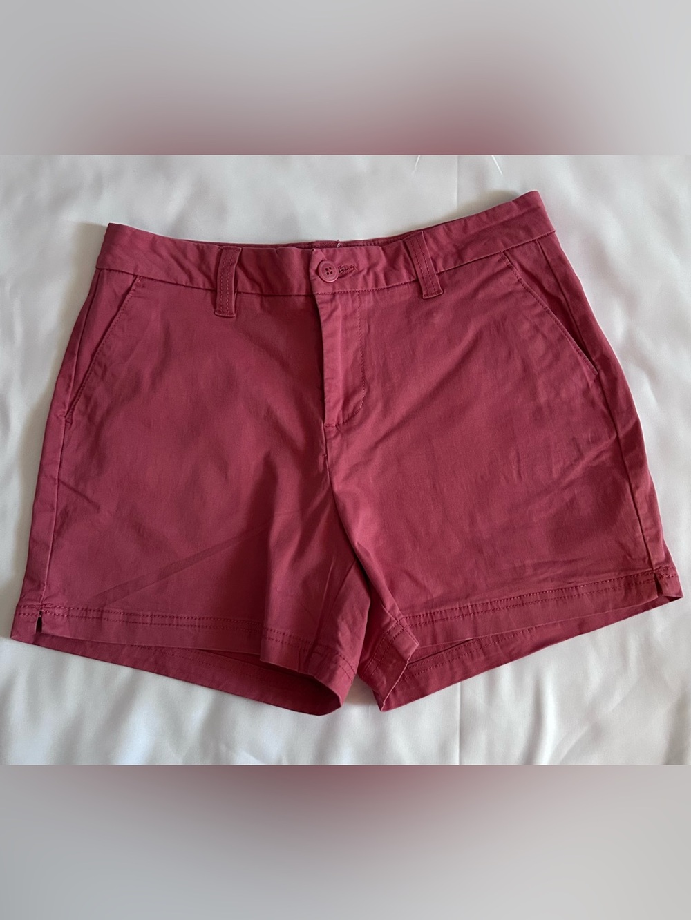 Magellan Outdoors Salmon Stretch Chino Shorts Size 8